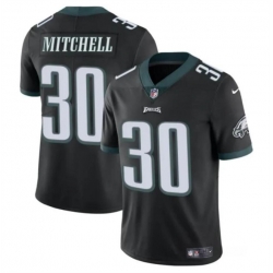 Youth Philadelphia Eagles 30 Quinyon Mitchell Black 2024 Draft Vapor Untouchable Limited Stitched Football Jersey