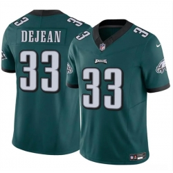 Youth Philadelphia Eagles 33 Cooper DeJean Green 2024 Draft F U S E Vapor Untouchable Limited Stitched Football Jersey