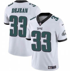 Youth Philadelphia Eagles 33 Cooper DeJean White 2024 Draft Vapor Untouchable Limited Stitched Football Jersey