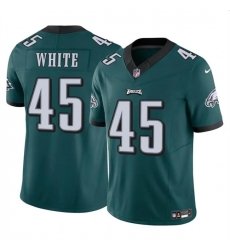 Youth Philadelphia Eagles 45 Devin White Green 2023 F U S E Vapor Untouchable Limited Stitched Football Jersey