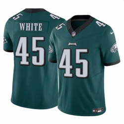 Youth Philadelphia Eagles 45 Devin White Green 2023 F U S E Vapor Untouchable Limited Stitched Football Jersey