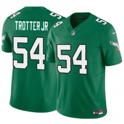 Youth Philadelphia Eagles 54 Jeremiah Trotter Jr Green 2024 Draft F U S E Vapor Untouchable Throwback Limited Stitched Football Jersey