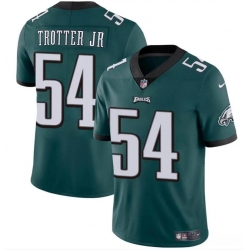 Youth Philadelphia Eagles 54 Jeremiah Trotter Jr Green 2024 Draft Vapor Untouchable Limited Stitched Football Jersey