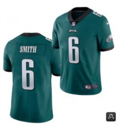 Youth Philadelphia Eagles #6 DeVonta Smith 2021 NFL Draft Green Vapor Untouchable Limited Stitched Jersey