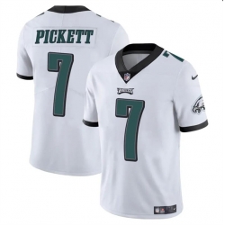 Youth Philadelphia Eagles 7 Kenny Pickett White Vapor Untouchable Limited Stitched Football Jersey
