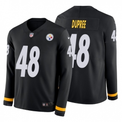 Men Pittsburgh Steelers 48 Bud Dupree Long Sleeve Stitched NFL Jersey