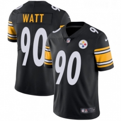 Mens Nike Pittsburgh Steelers 90 T J Watt Black Team Color Vapor Untouchable Limited Player NFL Jersey