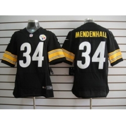 Nike Pittsburgh Steelers 34 Rashard Mendenhall black Elite NFL Jersey