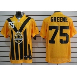 Nike Pittsburgh Steelers 75 Joe Greene Yellow Elite 1933s Throwback NFL Jersey