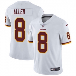 Nike Redskins 8 Kyle Allen White Men Stitched NFL Vapor Untouchable Limited Jersey