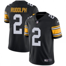 Nike Steelers #2 Mason Rudolph Black Alternate Mens Stitched NFL Vapor Untouchable Limited Jersey