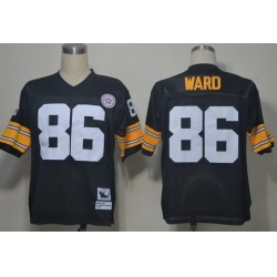 Pittsburgh Steelers 86 Hines Ward Black Throwback NFL Jerseys