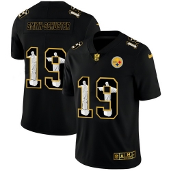 Steelers 19 JuJu Smith Schuster Black Jesus Faith Edition Limited Jersey