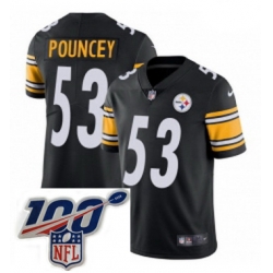 Steelers 53 Maurkice Pouncey Black Big size