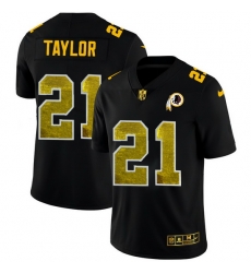 Washington Redskins 21 Sean Taylor Men Black Nike Golden Sequin Vapor Limited NFL Jersey