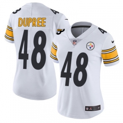 Nike Steelers #48 Bud Dupree White Womens Stitched NFL Vapor Untouchable Limited Jersey