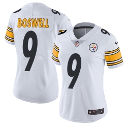 Nike Steelers #9 Chris Boswell White Womens Stitched NFL Vapor Untouchable Limited Jersey