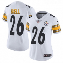 Womens Nike Pittsburgh Steelers 26 LeVeon Bell White Vapor Untouchable Limited Player NFL Jersey