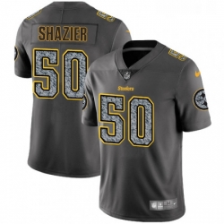 Youth Nike Pittsburgh Steelers 50 Ryan Shazier Gray Static Vapor Untouchable Limited NFL Jersey