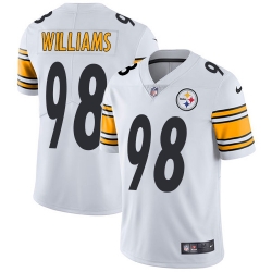 Youth Nike Steelers #98 Vince Williams White Stitched NFL Vapor Untouchable Limited Jersey