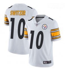 Youth Pittsburgh Steelers #10 Ryan Switzer Road White Vapor Untouchable Limited Jersey