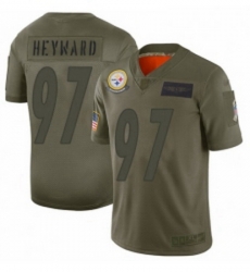 Youth Pittsburgh Steelers 97 Cameron Heyward Limited Camo 2019 Salute to Service Football Jersey