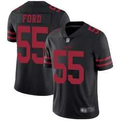 49ers 55 Dee Ford Black Alternate Mens Stitched Football Vapor Untouchable Limited Jersey