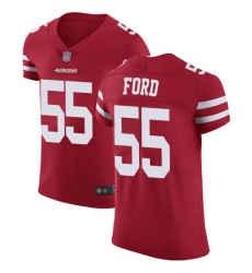 49ers 55 Dee Ford Red Team Color Mens Stitched Football Vapor Untouchable Elite Jersey