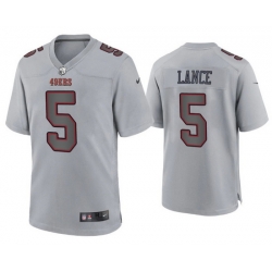 Men San Francisco 49ers 19 Deebo Samuel Grey Atmosphere Fashion Stitched Game Jersey