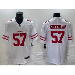 Men San Francisco 49ers 57 Dre Greenlaw White Vapor Untouchable Limited Stitched Jersey