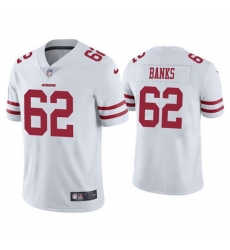 Men San Francisco 49ers 62 Aaron Banks White Jersey Vapor Limited Jersey