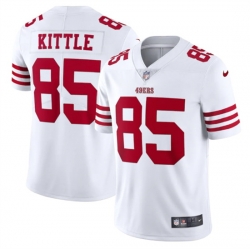 Men San Francisco 49ers 85 George Kittle 2022 New White Vapor Untouchable Stitched Jersey