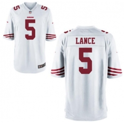 Men San Francisco 49ers Trey Lance White Vapor Limited Jersey