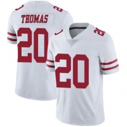 Men Sanfrancisco 49ers #20 Ambry Thomas White Vapor Limited Jersey