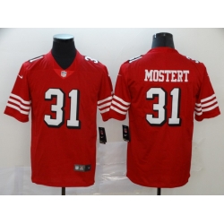 Men's San Francisco 49ers Raheem Mostert 31 Red Nike Scarlet Player Limited Jersey