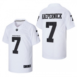 Nike 7 Colin Kaepernick All white Vapor Untouchable Limited Jersey