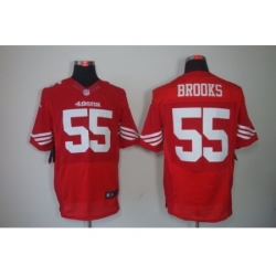 Nike San Francisco 49ers 55 Ahmad Brooks Red Elite NFL Jersey