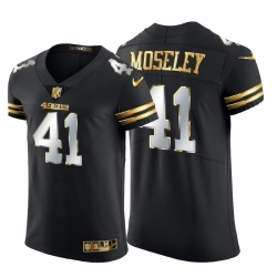 San Francisco 49ers 41 Emmanuel Moseley Men Nike Black Edition Vapor Untouchable Elite NFL Jersey