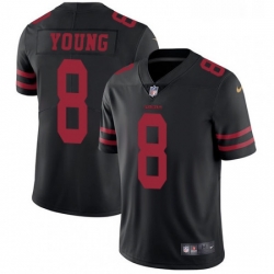 Youth Nike San Francisco 49ers 8 Steve Young Elite Black NFL Jersey