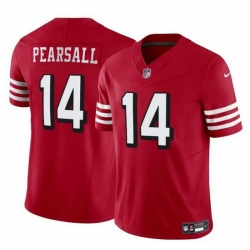 Youth San Francisco 49ers 14 Ricky Pearsall New Red 2024 Draft F U S E  Vapor Untouchable Limited Stitched Football Jersey
