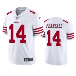 Youth San Francisco 49ers 14 Ricky Pearsall White 2024 Draft Vapor Untouchable Limited Stitched Football Jersey