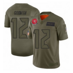 Men Tampa Bay Buccaneers 12 Chris Godwin Limited Camo 2019 Salute to Service Football Jersey