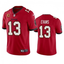 Men Tampa Bay Buccaneers 13 Mike Evans 2022 Red With 4 Star C Patch Vapor Untouchable Limited Stitched Jersey