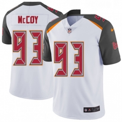 Mens Nike Tampa Bay Buccaneers 93 Gerald McCoy White Vapor Untouchable Limited Player NFL Jersey