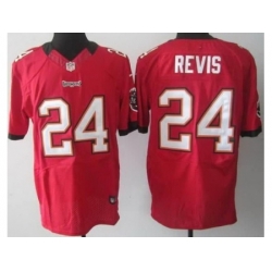 Nike Tampa Bay Buccaneers 24 Darrelle Revis Red Elite NFL Jersey