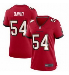 Women Nike Tampa Bay Buccaneers 54 Lavonte David Red Vapor Limited Jersey