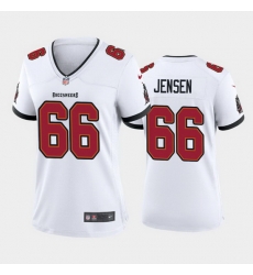 Women Nike Tampa Bay Buccaneers 66 Ryan Jensen White Vapor Limited Jersey