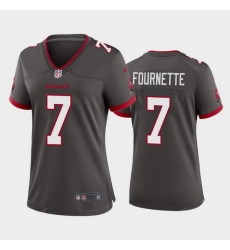 Women Nike Tampa Bay Buccaneers 7 Leonard Fournette Pewter Alternate Vapor Limited Jersey