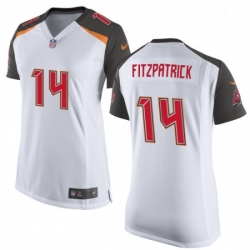 Womens Nike Tampa Bay Buccaneers 14 Ryan Fitzpatrick Game White NFL Jersey