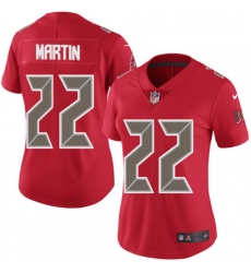 Womens Nike Tampa Bay Buccaneers 22 Doug Martin Limited Red Rush Vapor Untouchable NFL Jersey